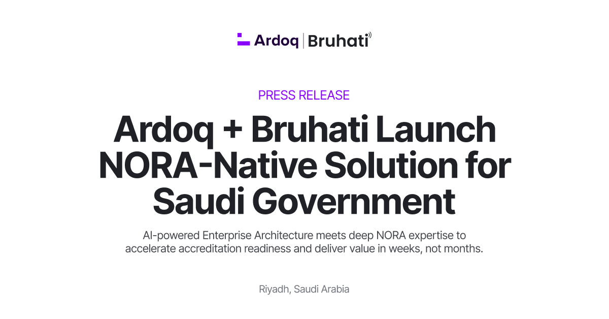 ardoq bruhati nora solution saudi arabia